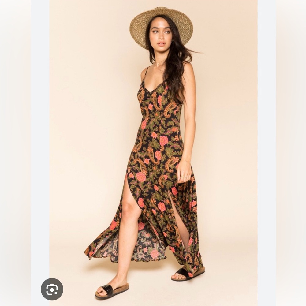 Spell Etienne Strappy Dress XS EUC